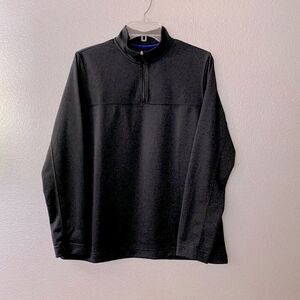 LANDS’ END outfitters quarter zip long sleeve textured/patterned shirt UNISEX